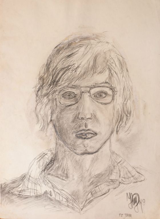 Dutch art, Harmen van der Woude, Photographed by Jos van der Woude, drawing