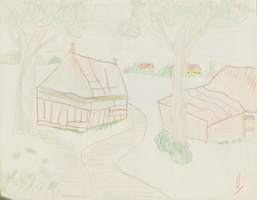 Dutch art, Scanned by Jos van der Woude, drawing