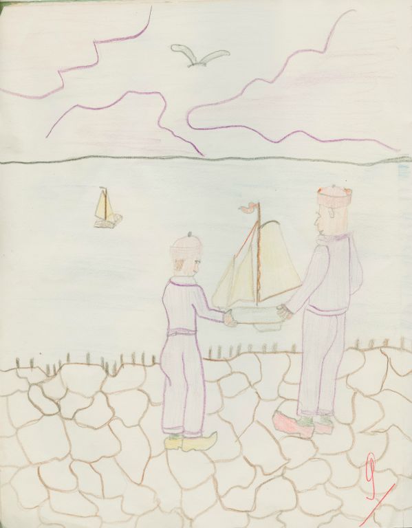 Dutch art, Scanned by Jos van der Woude, drawing