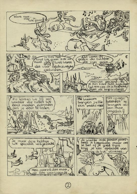 Comic Harmen, Dutch art, Scanned by Jos van der Woude, drawing