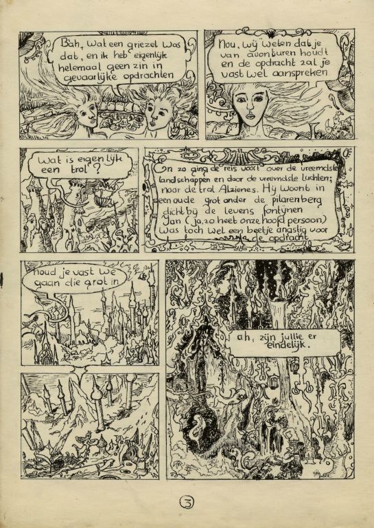 Comic Harmen, Dutch art, Scanned by Jos van der Woude, drawing