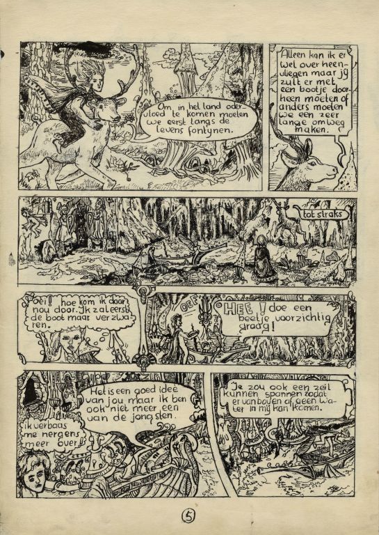 Comic Harmen, Dutch art, Scanned by Jos van der Woude, drawing