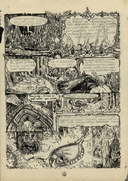 Comic Harmen, Dutch art, Scanned by Jos van der Woude, drawing