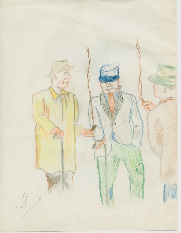 Dutch art, Scanned by Jos van der Woude, drawing