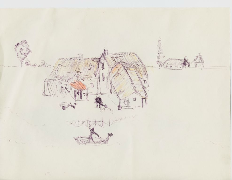 Dutch art, Scanned by Jos van der Woude, drawing
