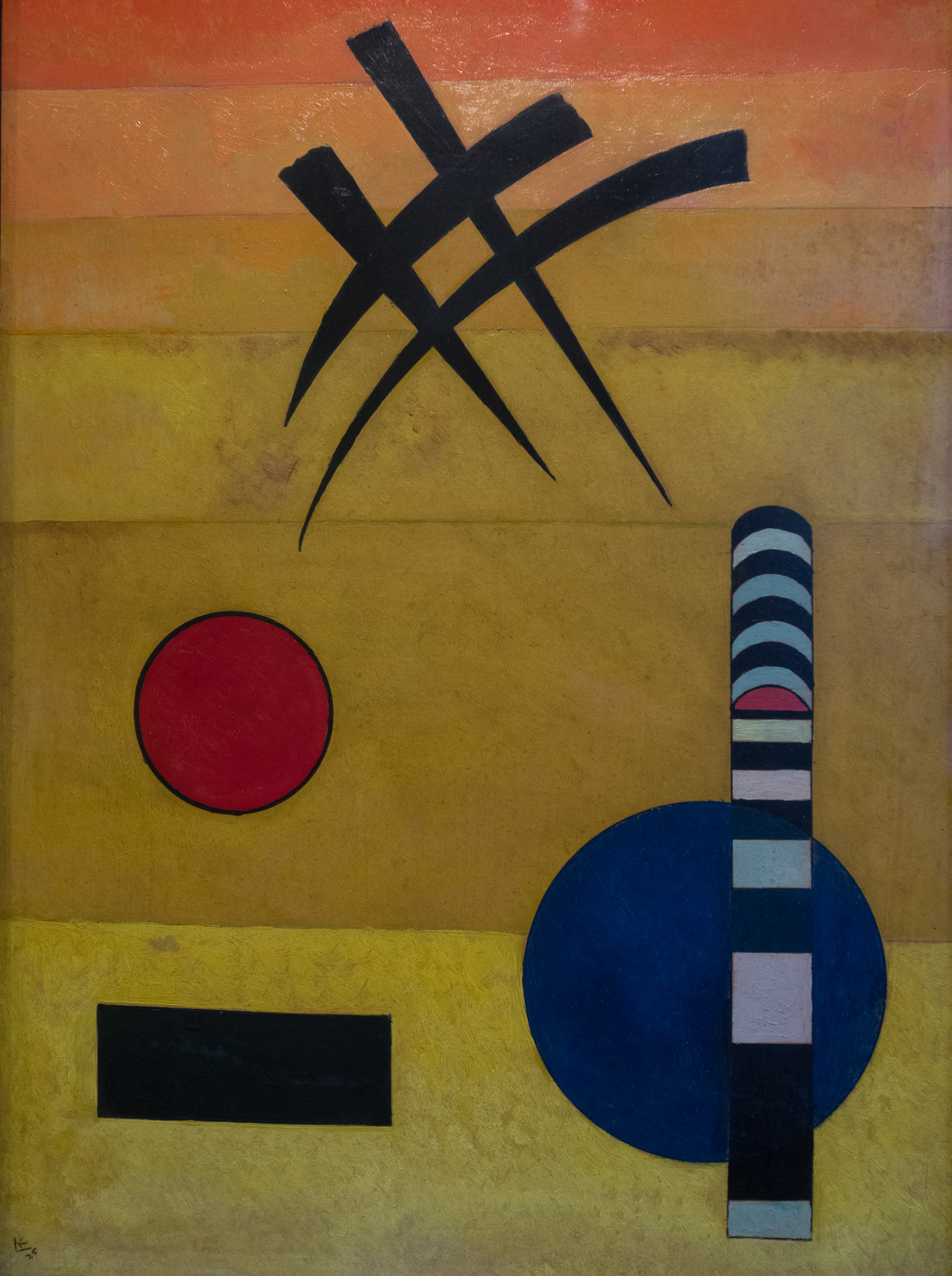2013 Los Angeles, 2013 Oud en Nieuw, Abstract-Style, Photographed by Jos van der Woude, Russian art, oil, paintings, Los Angeles County Museum of Art, Los Angeles, US