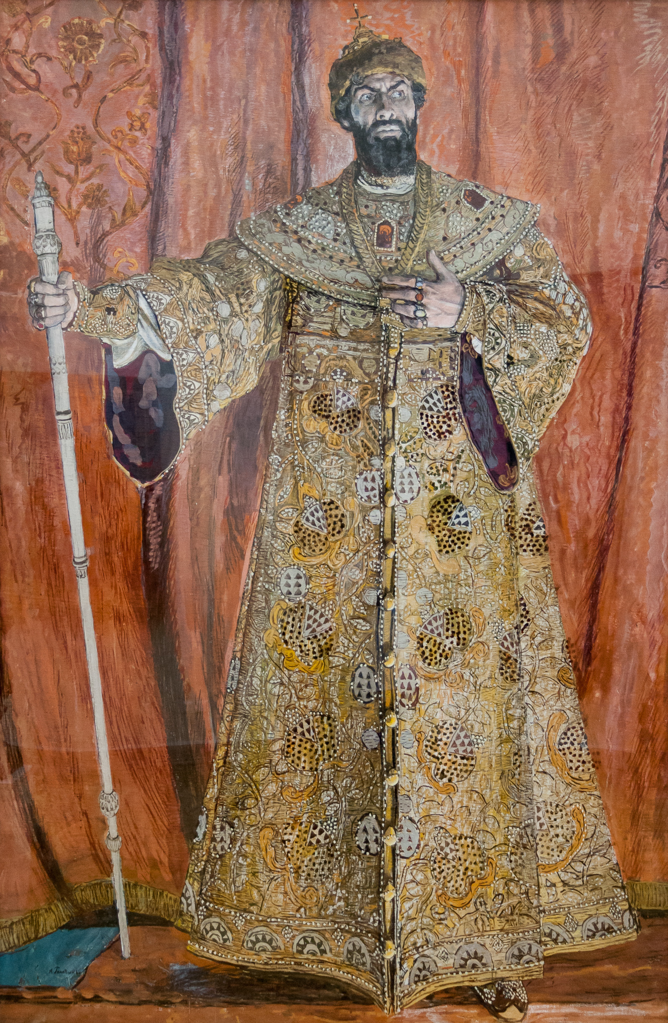 2009 St. Petersburg & Moscow, Photographed by Jos van der Woude, Russian art, Symbolism-Style, oil, paintings, Russian Museum, Palace District, RU