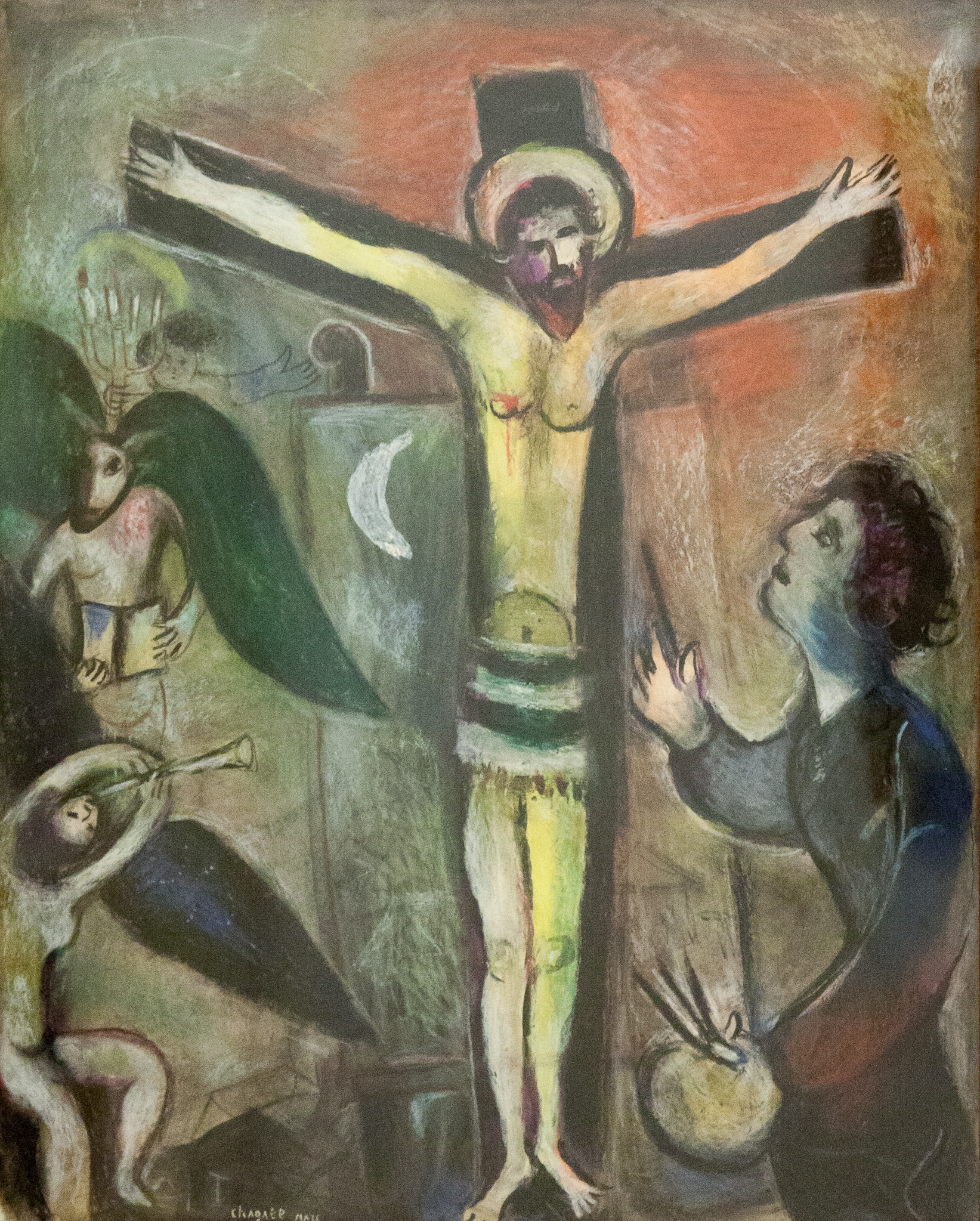 2010 Rome, Expressionism-Style, Photographed by Jos van der Woude, Russian art, gouache, paintings, Vatican Museums - Modern Religious Art, Vatican City, VA