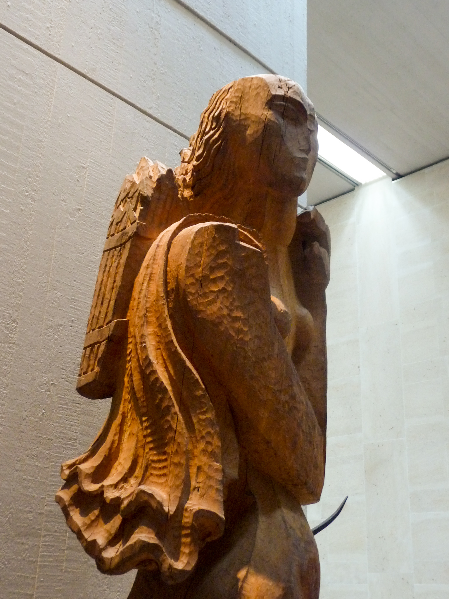2009 Brussel, Cubistic-Style, Photographed by Jos van der Woude, Russian art, sculpture, wood, Royal Museums of Fine Arts of Belgium, Ville de Bruxelles - Stad Brussel, BE